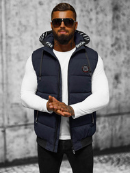 Безрукавка чоловіча tемно-cиня OZONEE JS/84M3028/215/X