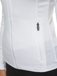 Bluza damska rozpinana biała OZONEE JS/HD154/45