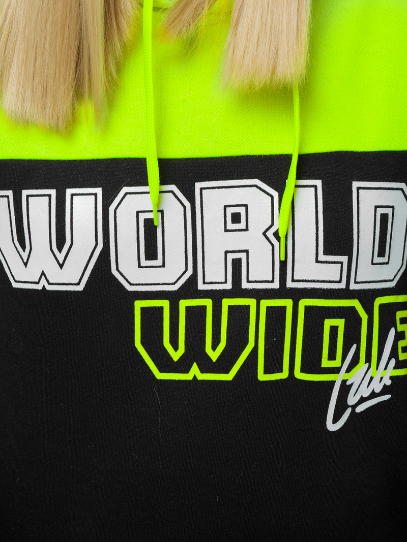 Жіноча Толстовка з капюшоном Чорна OZONEE JS/KSW2006