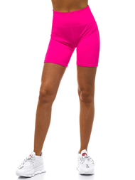 Шорти спортивні жіночі фуксія OZONEE O/54548