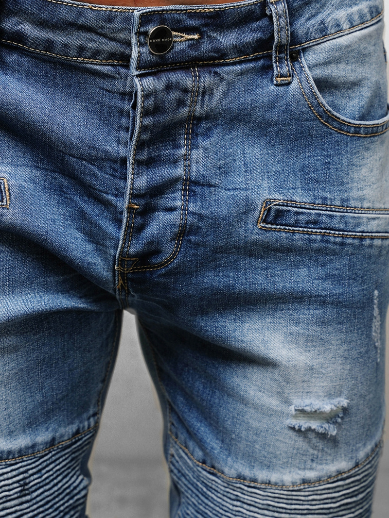 Шорти джинові чоловічі Синi OZONEE NB/MP0033B