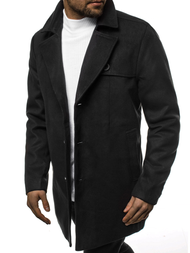 Пальто чоловіче Чорне OZONEE N/5922Z