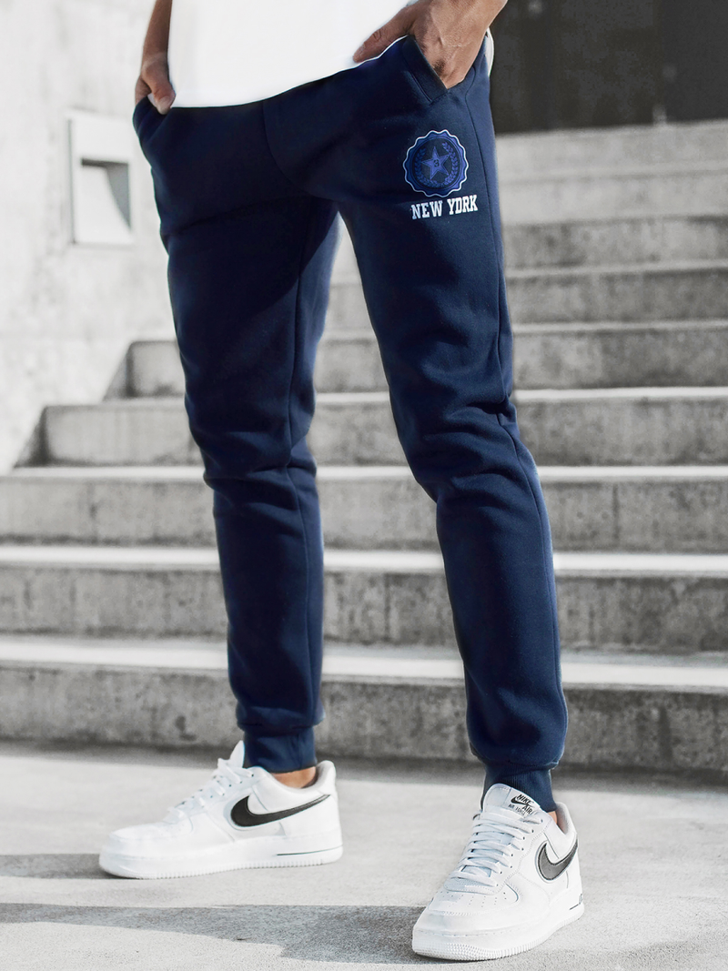 Штани спортивні чоловічі Темно-Синi OZONEE JS/K10005SP