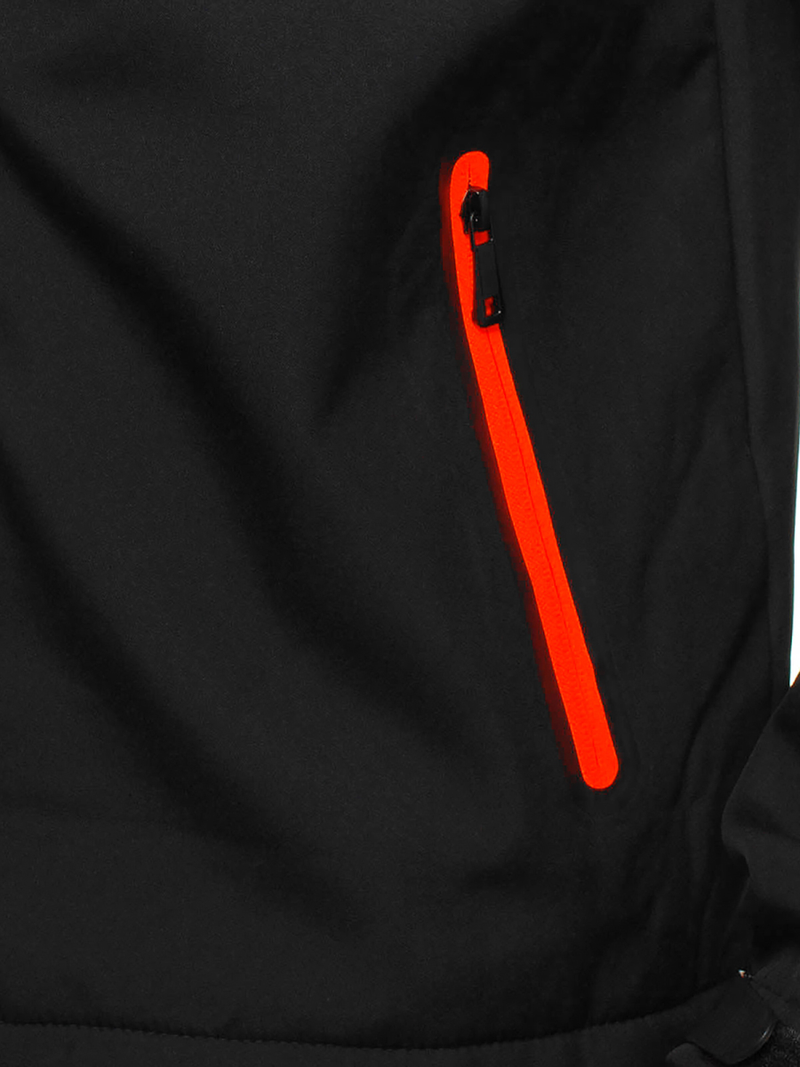 Куртка softshell чоловіча Чорна OZONEE JS/KS2194