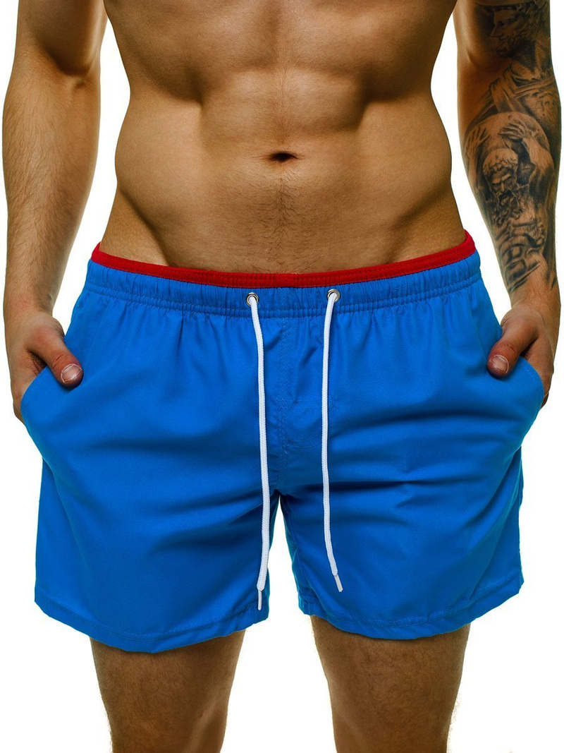 Шорти чоловічі синьо-червоний OZONEE ST006-7
