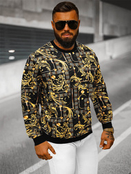 Bluza męska czarna OZONEE O/D7147Z