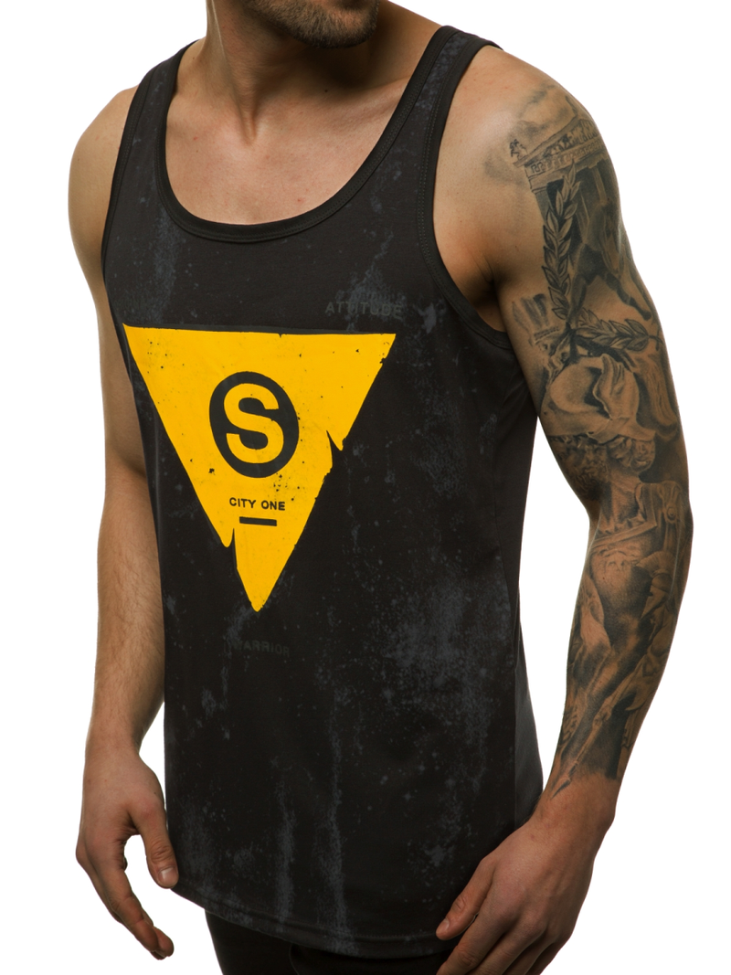 Футболка чоловіча Чорна OZONEE JS/SS11057