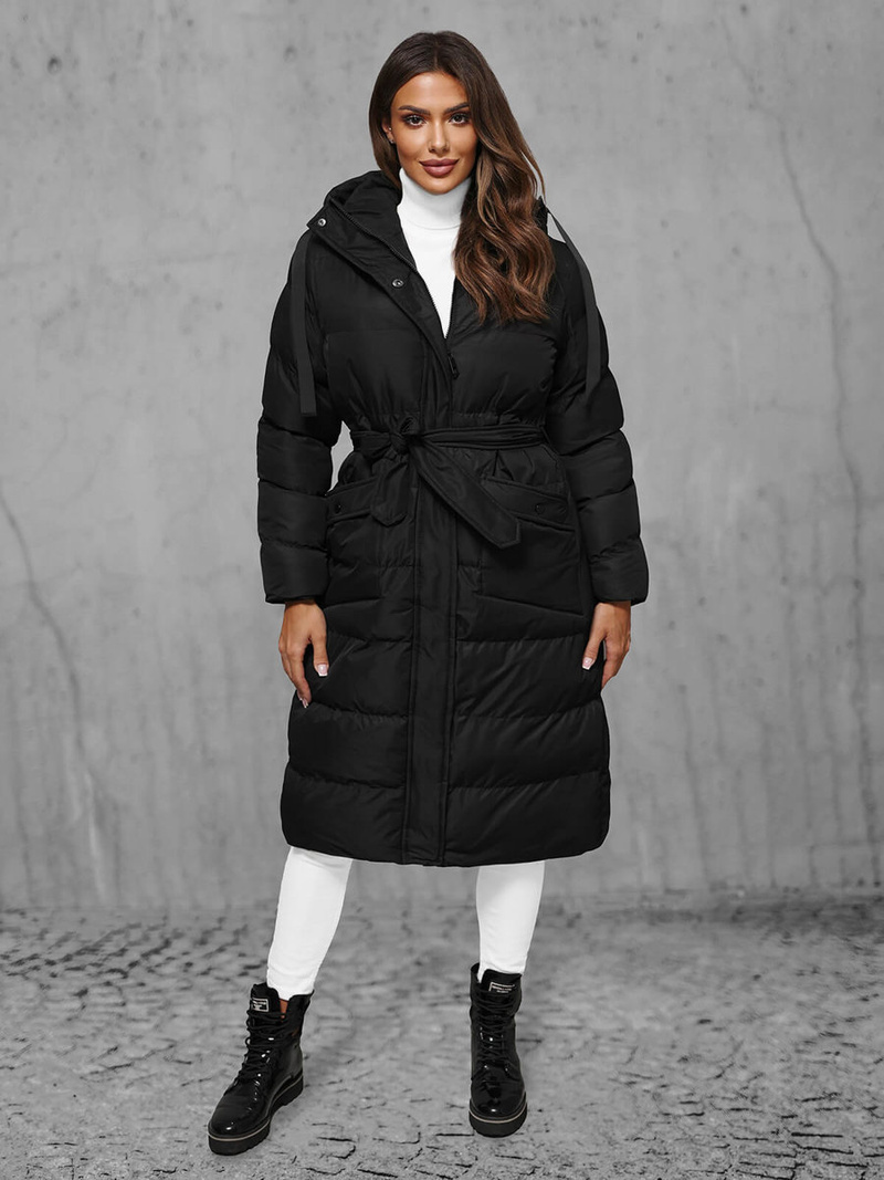 Куртка жіноча чорна OZONEE JS/5M3178/392