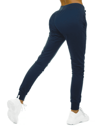 Spodnie dresowe damskie granatowe OZONEE JS/68K20001JS/25