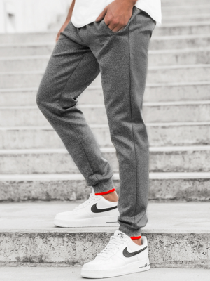 Spodnie dresowe męskie grafitowe OZONEE JS/JK99112Z