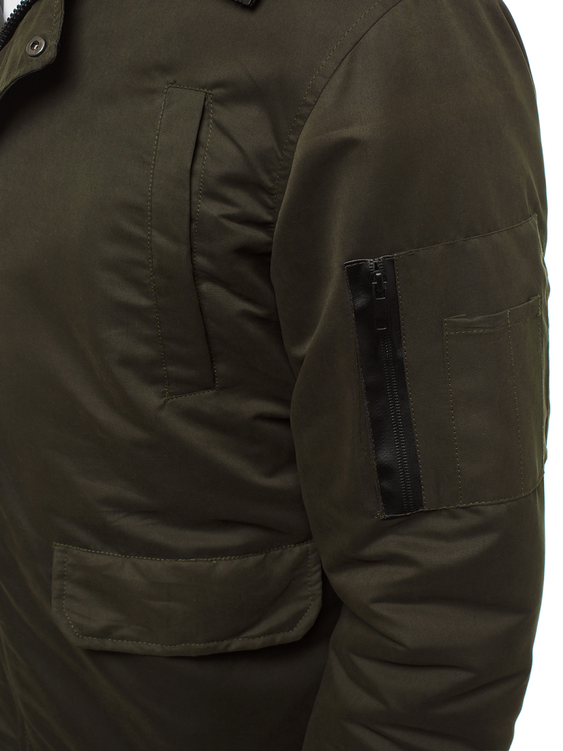 Куртка чоловіча Темно-Зелена OZONEE JS/2019005