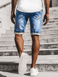 Шорти джинсові чоловічі Синi OZONEE RF/HY337