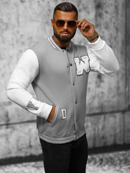 Толстовка чоловіча сірий OZONEE O/TB9127