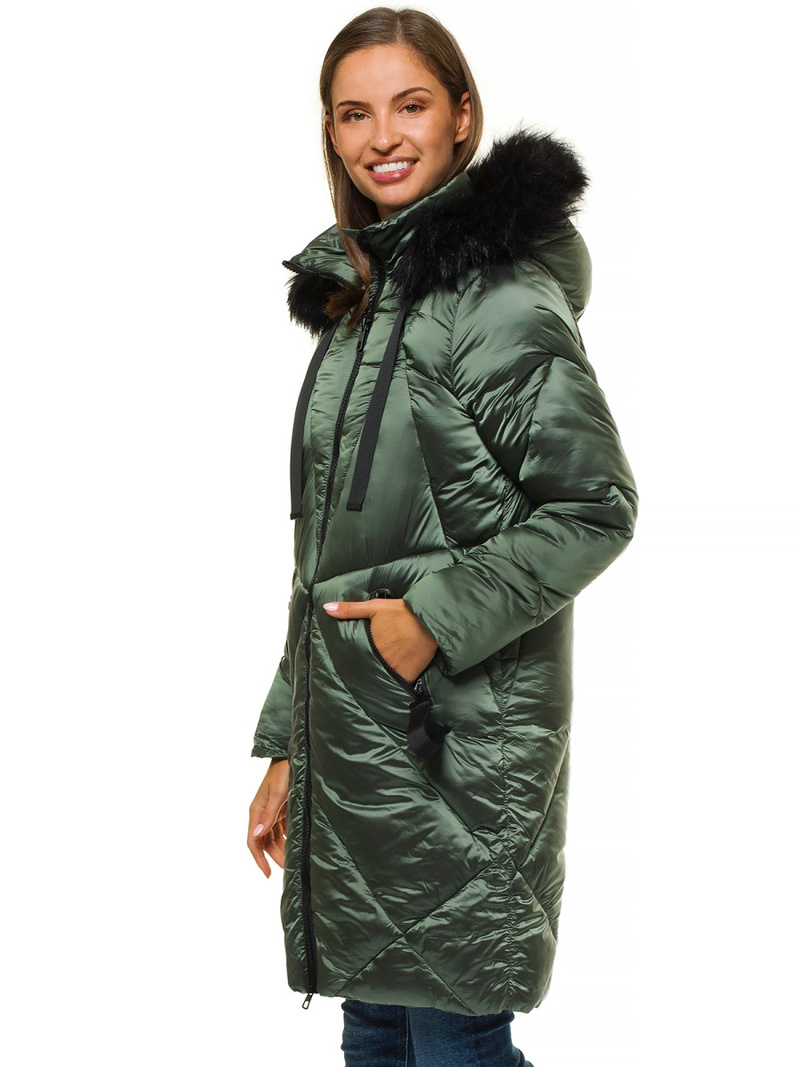 Куртка жіноча Хакi OZONEE JS/M23070/3