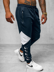 Spodnie dresowe męskie granatowe OZONEE JS/8K170