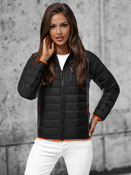 Kurtka damska czarna OZONEE JS/8M915/392