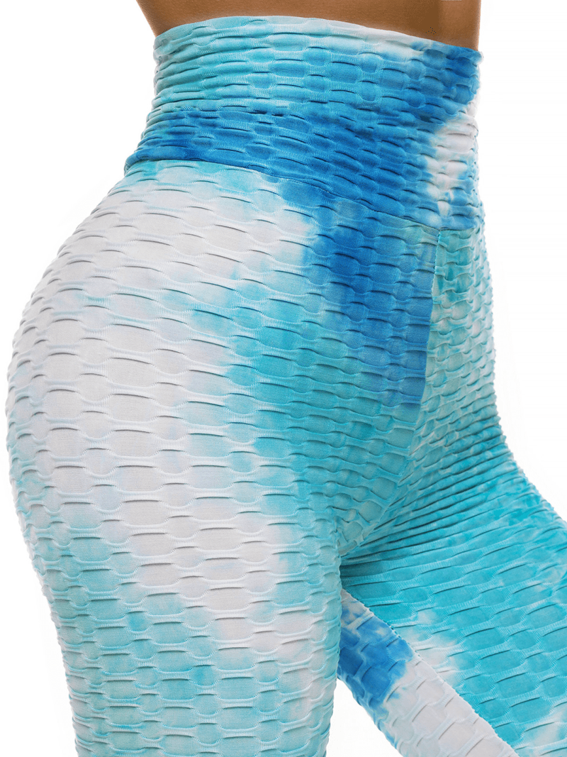 Legginsy damskie błękitne OZONEE JS/YW88030