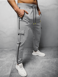 Spodnie dresowe męskie szare OZONEE JS/K10281