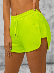 Шорти спортивні жіночі Зелено-неонові OZONEE JS/8K951/153