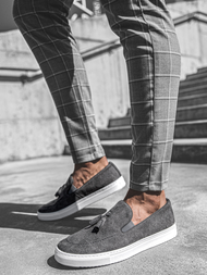 Чоловіче взуття снікерси Slip On Сiрi TAM/475