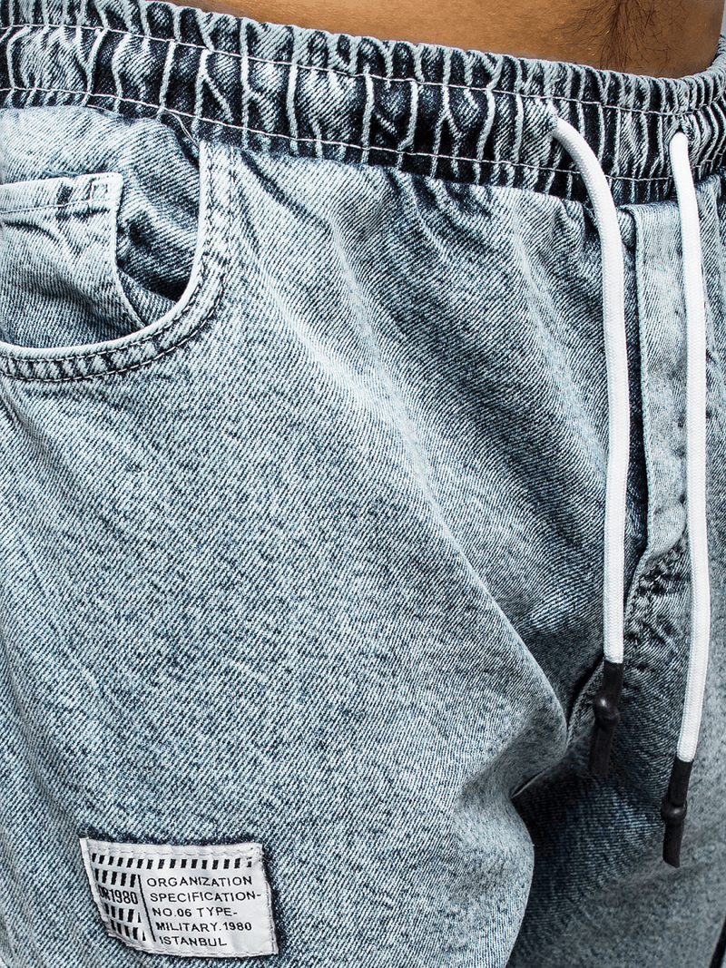 Штани чоловічі джоггери Яскраво-Синi OZONEE O/6013