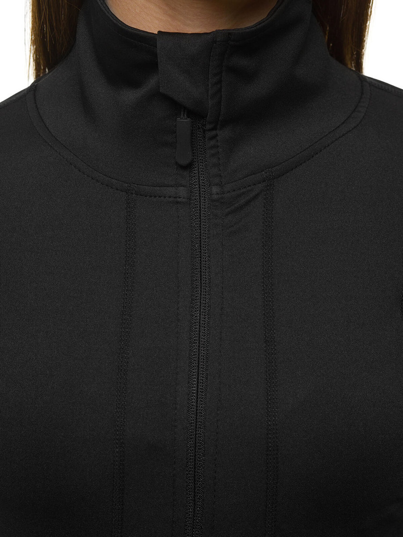 Bluza damska rozpinana czarna OZONEE JS/HD150/1