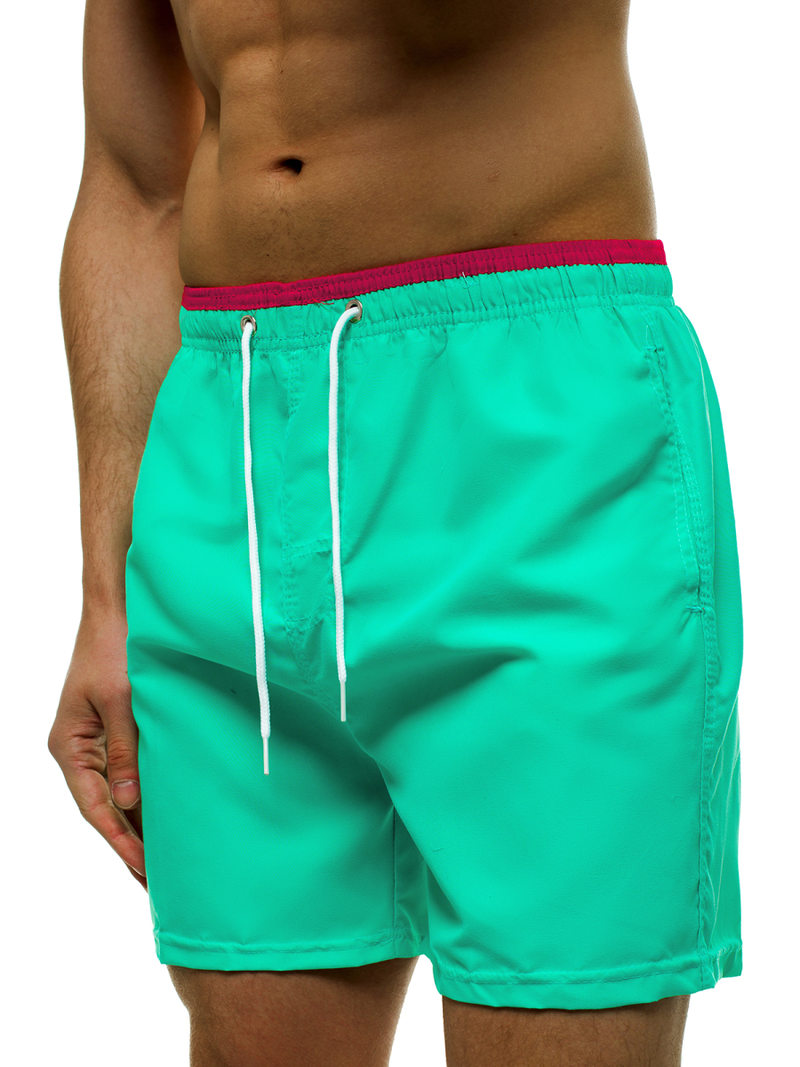 Spodenki kąpielowe męskie miętowe OZONEE ST007-10