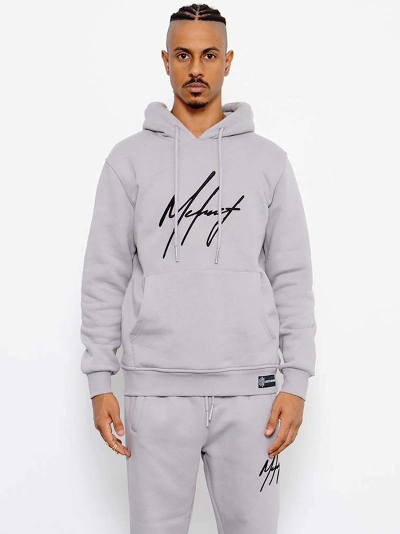 Komplet dresowy męski oversize szary OZONEE MACH/M3282