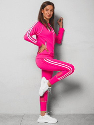 Komplet sportowy dwuczęściowy damski różowy OZONEE JS/HD070/51Z