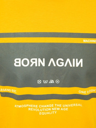 T-Shirt bez rękawów męski żółty OZONEE MACH/M1152Z