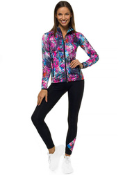 Жіночий спортивний костюм з трьох частин Кольоровий OZONEE O/MS017