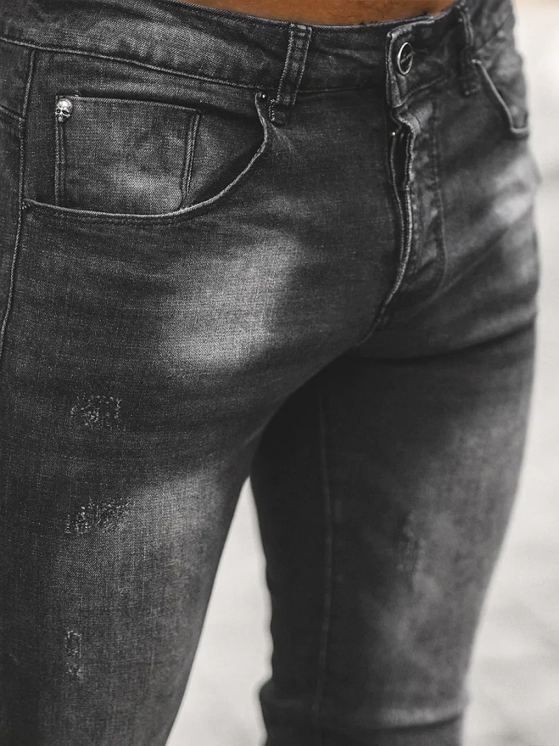 Чоловічі джинси Чорнi OZONEE NB/MP0064N