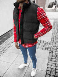 Безрукавка чоловіча Чорна OZONEE E/3950