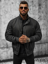 Kurtka męska czarna OZONEE JS/5M3102/392