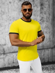 T-shirt męski żółty OZONEE JS/8T83/28Z