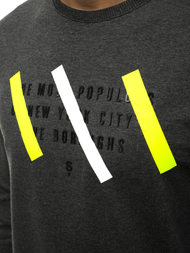 Bluza męska grafitowa OZONEE MACH/2105