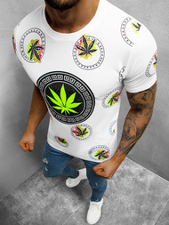 T-Shirt męski biały OZONEE O/HM596