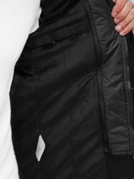 Пальто чоловіче Чорний OZONEE JS/79M3137