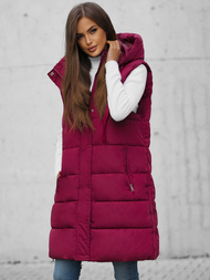 Стьобаний жіночий жилет Бордова OZONEE O/81276Z