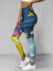 Legginsy damskie kolorowe OZONEE O/20938Z