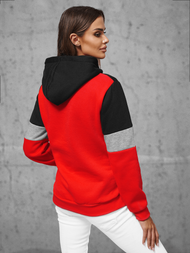 Bluza z kapturem damska czarna OZONEE JS/KSW2020