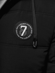Kurtka zimowa męska pikowana czarna OZONEE JS/84M3030/392