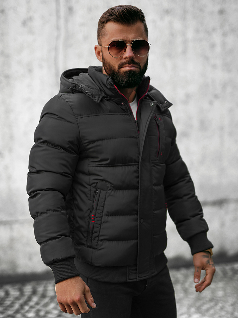 Куртка чоловіча Чорна OZONEE JB/JP1185Z