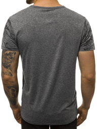 T-Shirt męski grafitowy OZONEE JS/SS10921