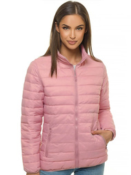 Kurtka przejściowa damska pudrowa OZONEE JS/M23037/354