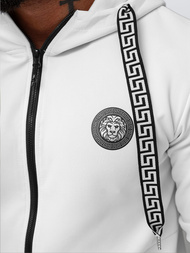 Komplet dresowy męski biało-czarny OZONEE O/LN11887