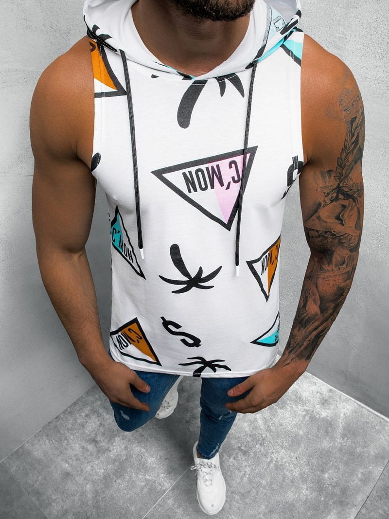 Майка чоловіча Бiла OZONEE O/BL308