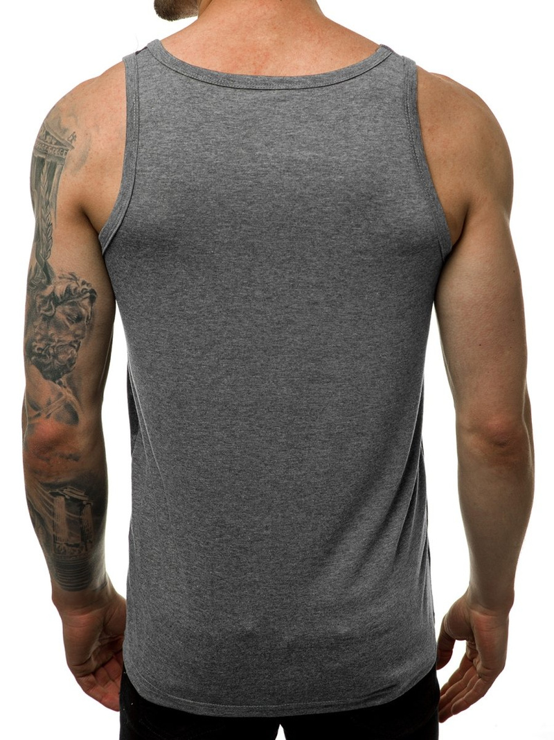 Футболка чоловіча графіт OZONEE JS/SS11033