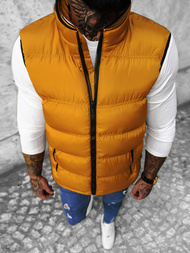 Kamizelka męska pikowana żółta OZONEE N/7131