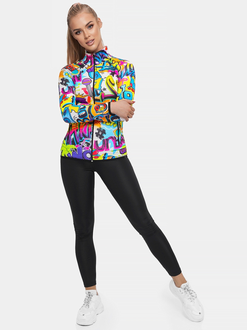 Komplet sportowy damski dwuczęściowy kolorowy OZONEE O/20346